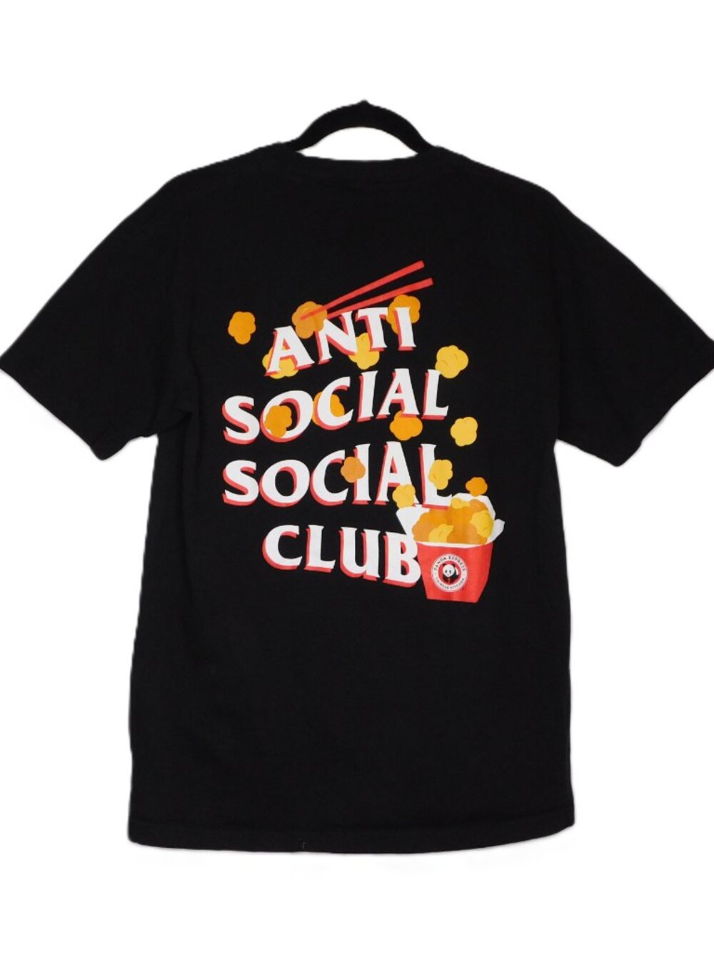 Anti Social Social Club x Panda Express Black Tee Shirt | Streetwear | EUC | Med